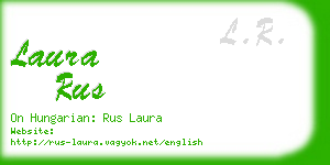 laura rus business card